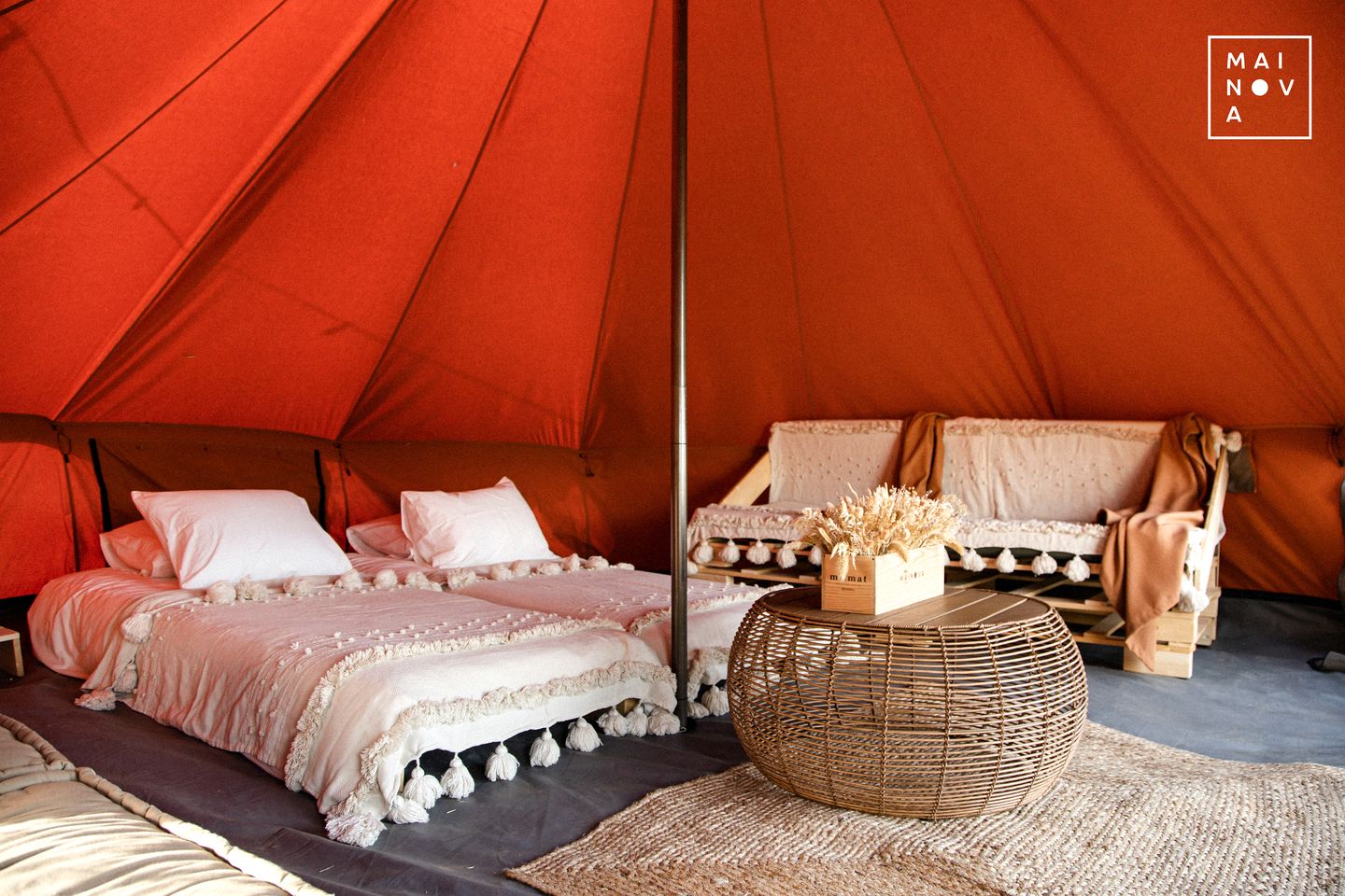 Design Private Bell Tents Great for a Glamping Experience in Portugal