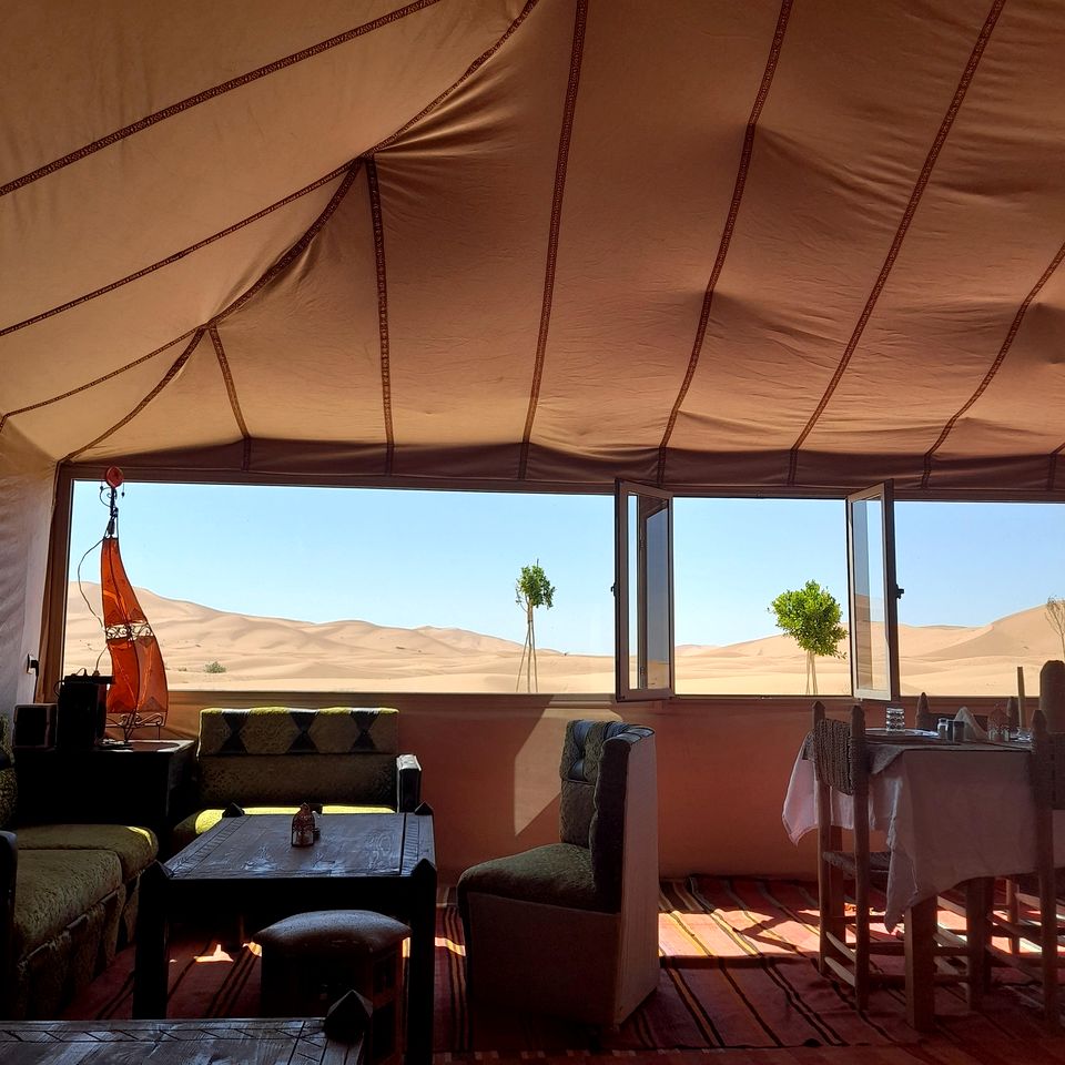 Remote Tented Cabins Ideal for a Desert Glamping Experience in Morocco