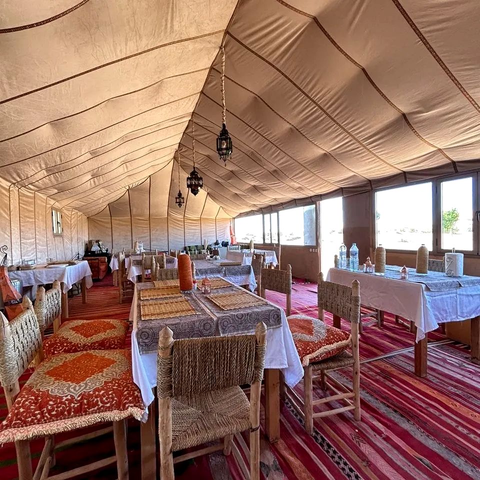 Remote Tented Cabins Ideal for a Desert Glamping Experience in Morocco