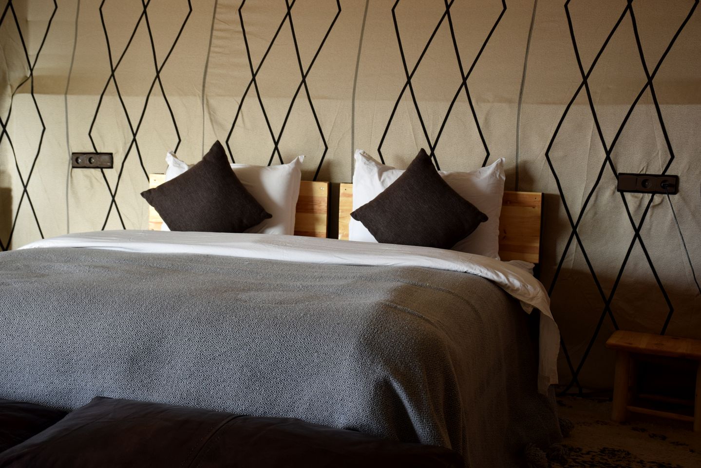 Remote Tented Cabins Ideal for a Desert Glamping Experience in Morocco
