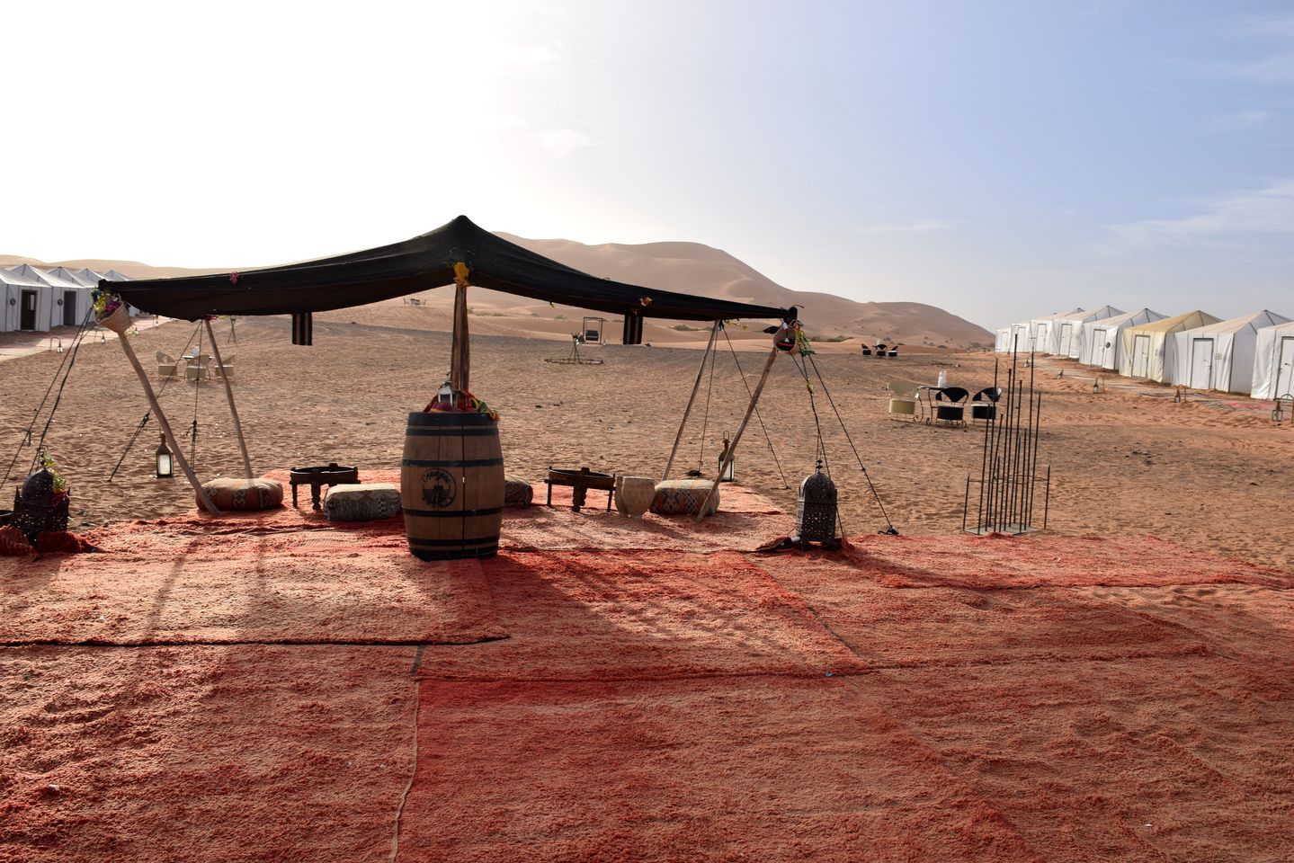 Remote Tented Cabins Ideal for a Desert Glamping Experience in Morocco