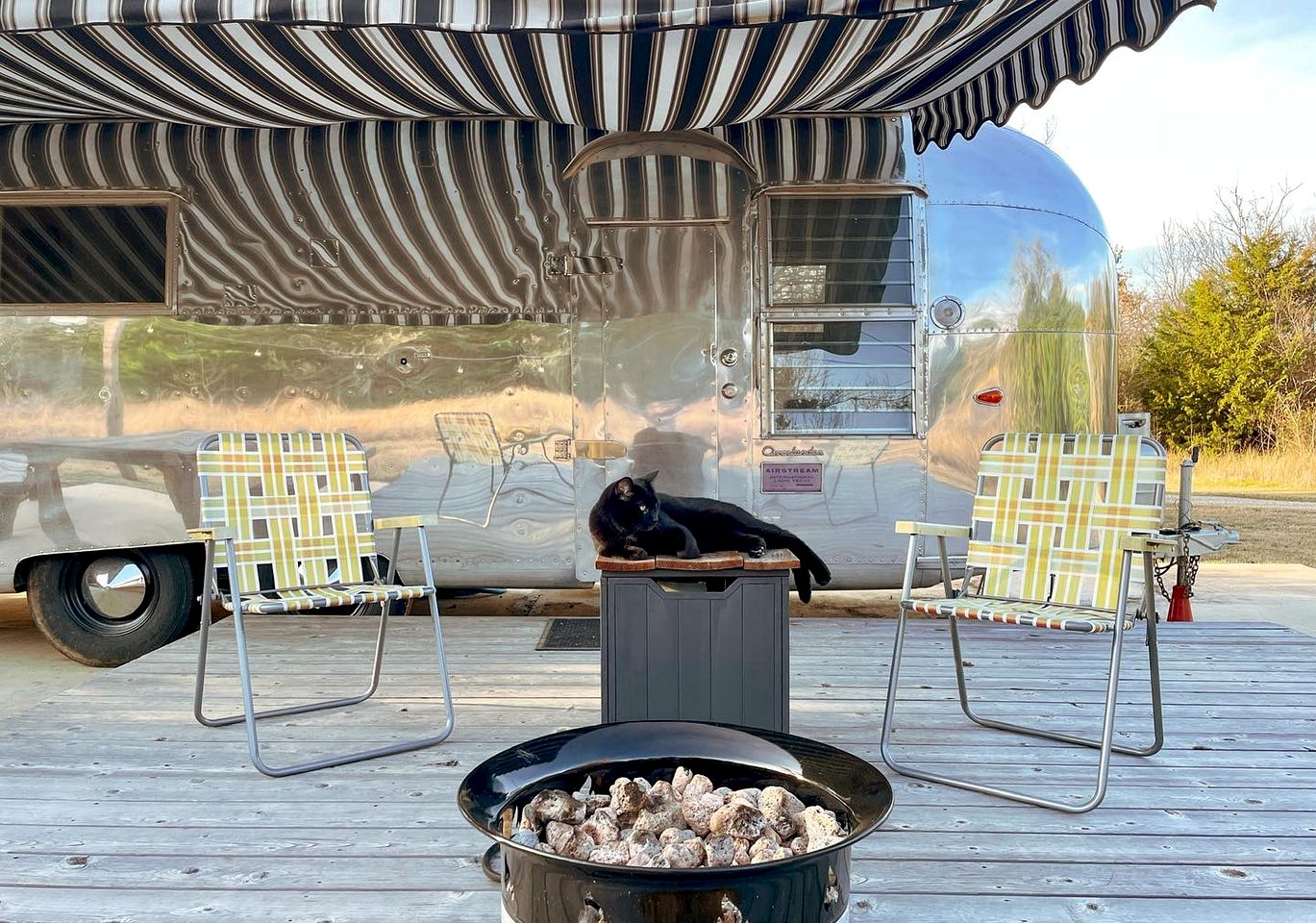 Restored Beautiful Airstream Fully Equipped with Incredible Outdoor Living in Texas