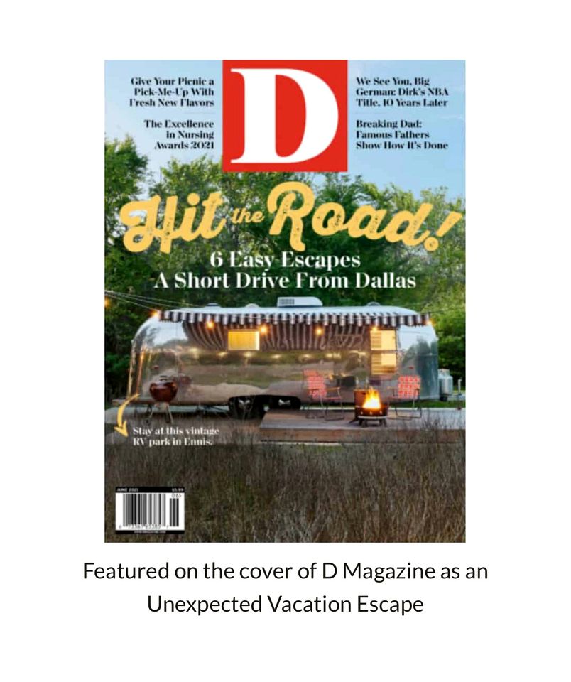 Restored Beautiful Airstream Fully Equipped with Incredible Outdoor Living in Texas
