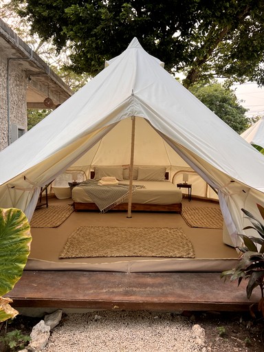 Bell Tents (Mexico, Bacalar, Quintana Roo)