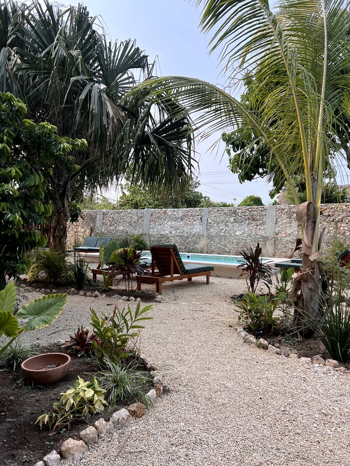 Lovely Bell Tents with Outdoor Pool in Mexico