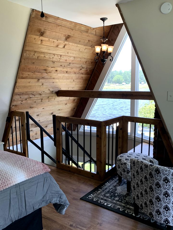 Waterfront A-Frame Great for Outdoor Adventures in North Carolina