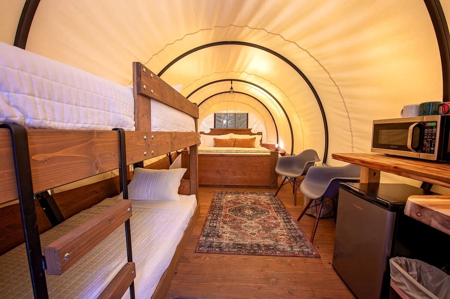 Beautiful Glamping Wagon Great for Outdoor Adventures in Tennessee