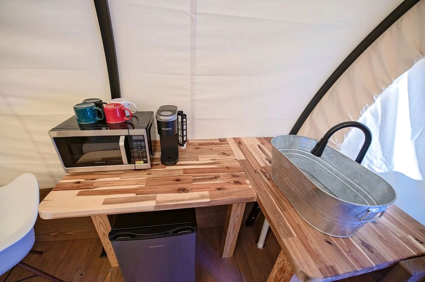 Beautiful Glamping Wagon Great for Outdoor Adventures in Tennessee