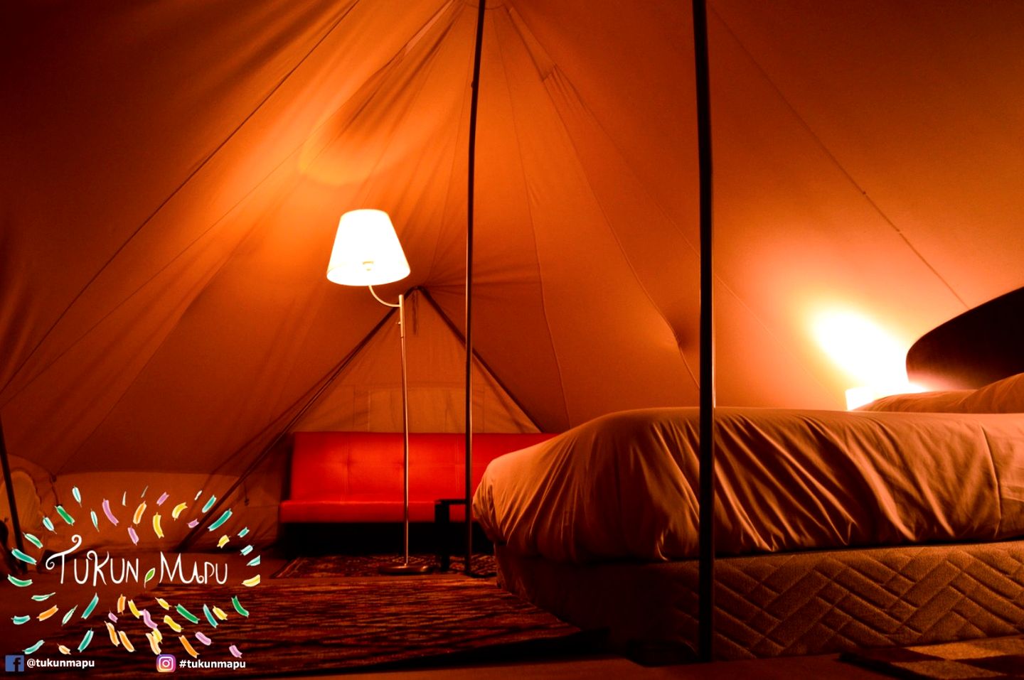 Great Glamping Tents with Outdoor Pool Surrounded by Nature in Chile