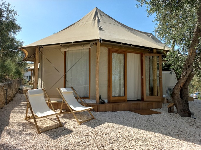 Coastal Glamping Experience with Lido Service & Kayaks in Puglia, Italy