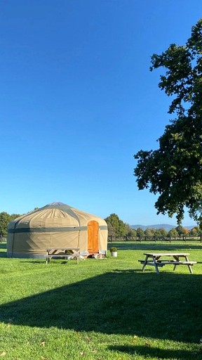 Cozy Yurt with Wood Burner for an Unforgettable Glamping Escape in Alfold, Surrey