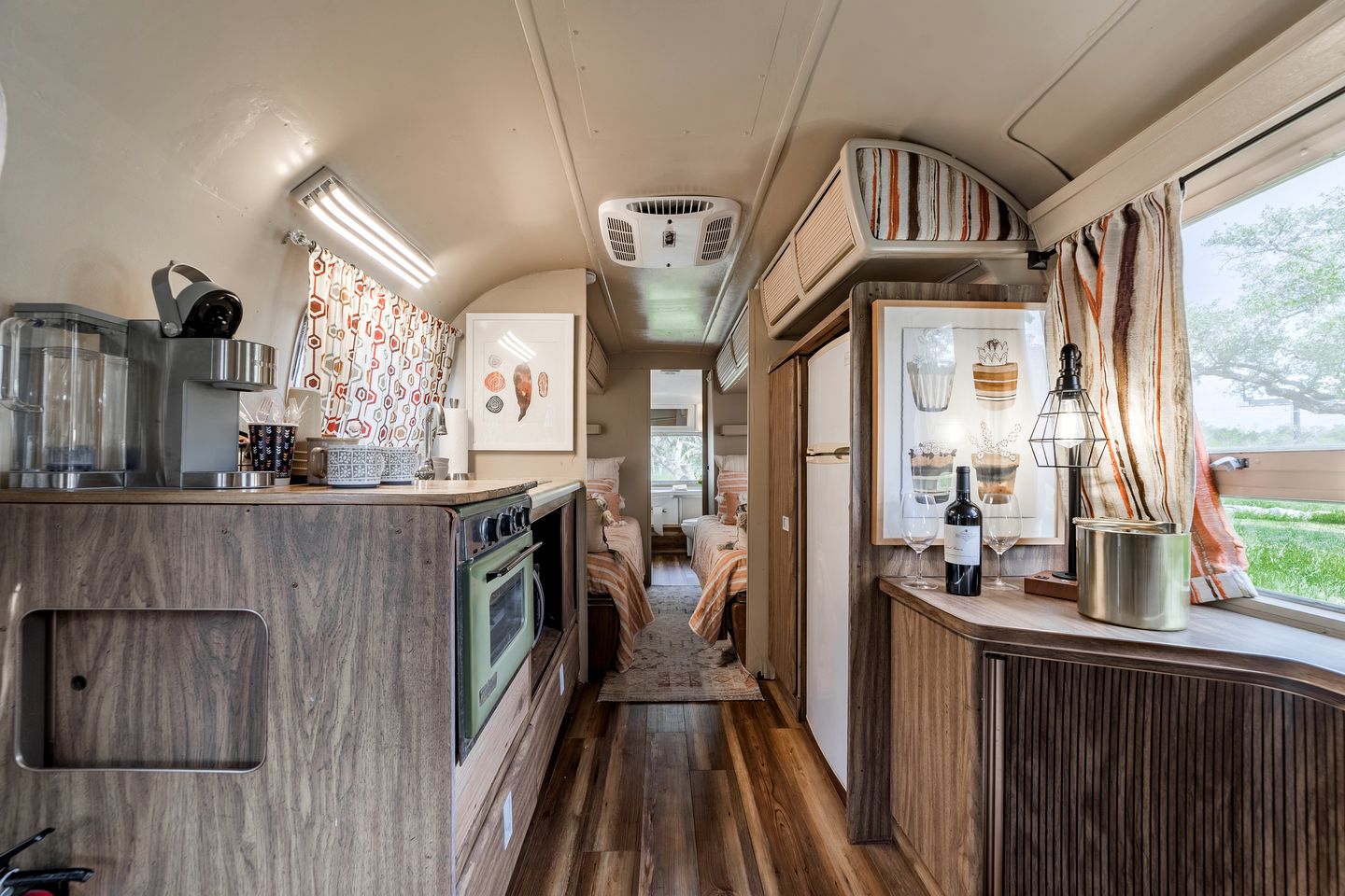 Newly Renovated Camper with Fresh Decor and Tiny Deck in Texas