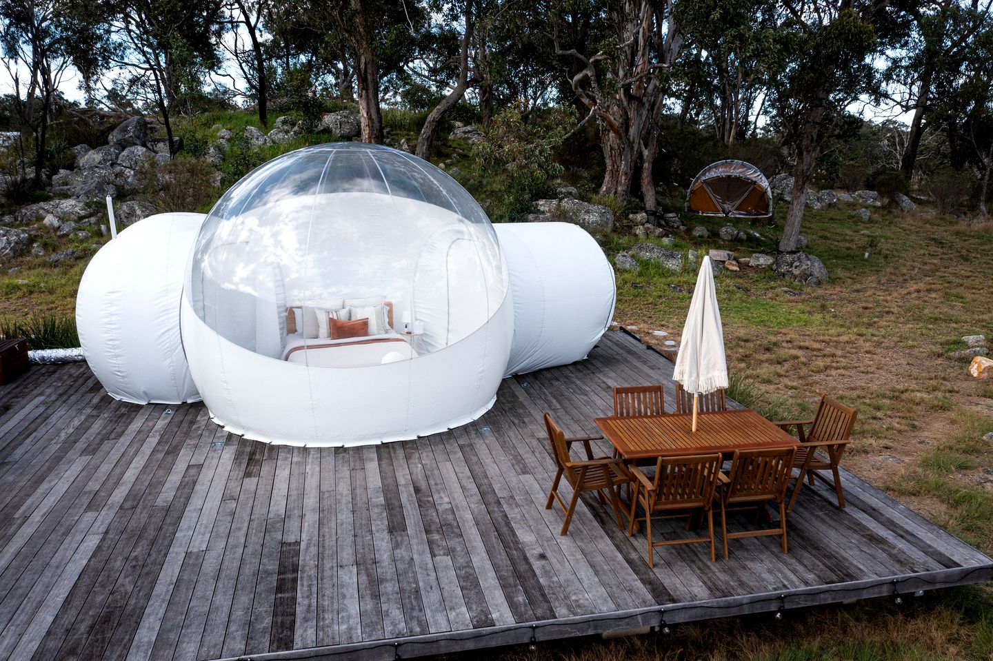 Off-Grid Luxury Romantic Bubble with Breathtaking Outdoor Space in NSW
