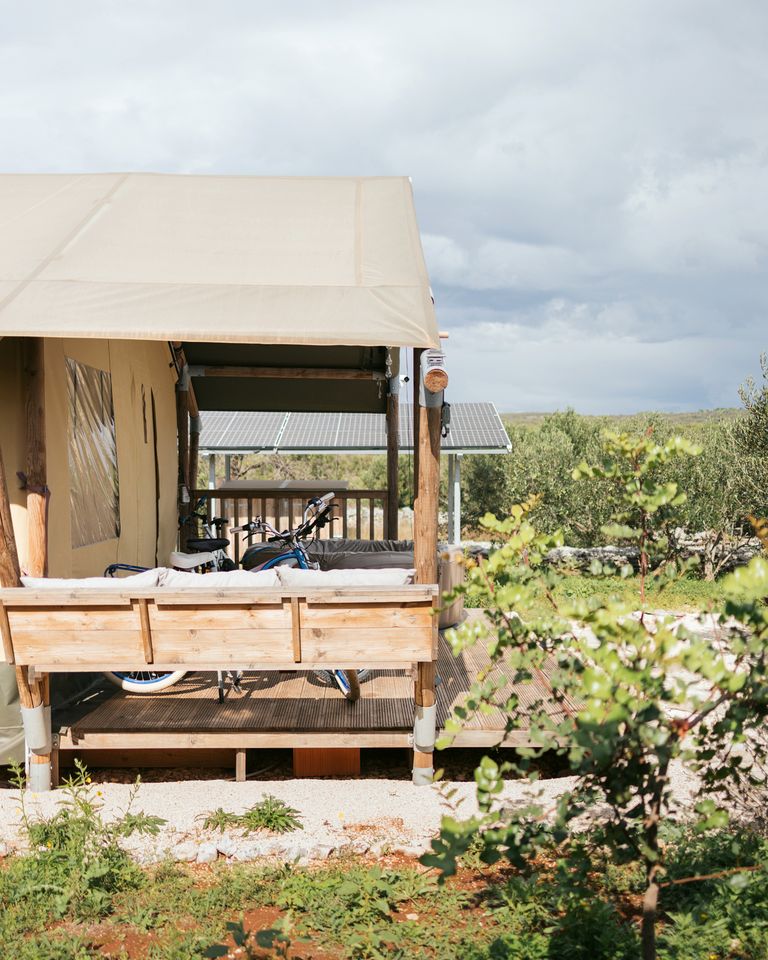 Luxurious Family-Friendly Safari Tent Surrounded by Breathtaking Nature in Croatia