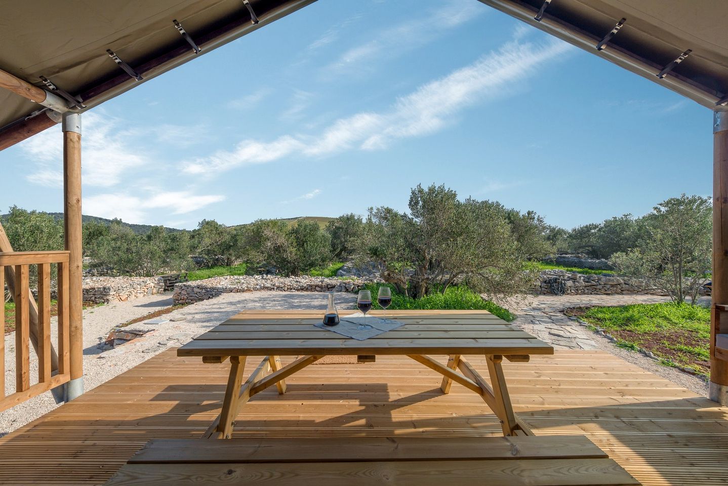 Luxurious Family-Friendly Safari Tent Surrounded by Breathtaking Nature in Croatia
