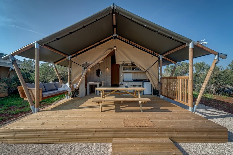 Luxurious Family-Friendly Safari Tent Surrounded by Breathtaking Nature in Croatia