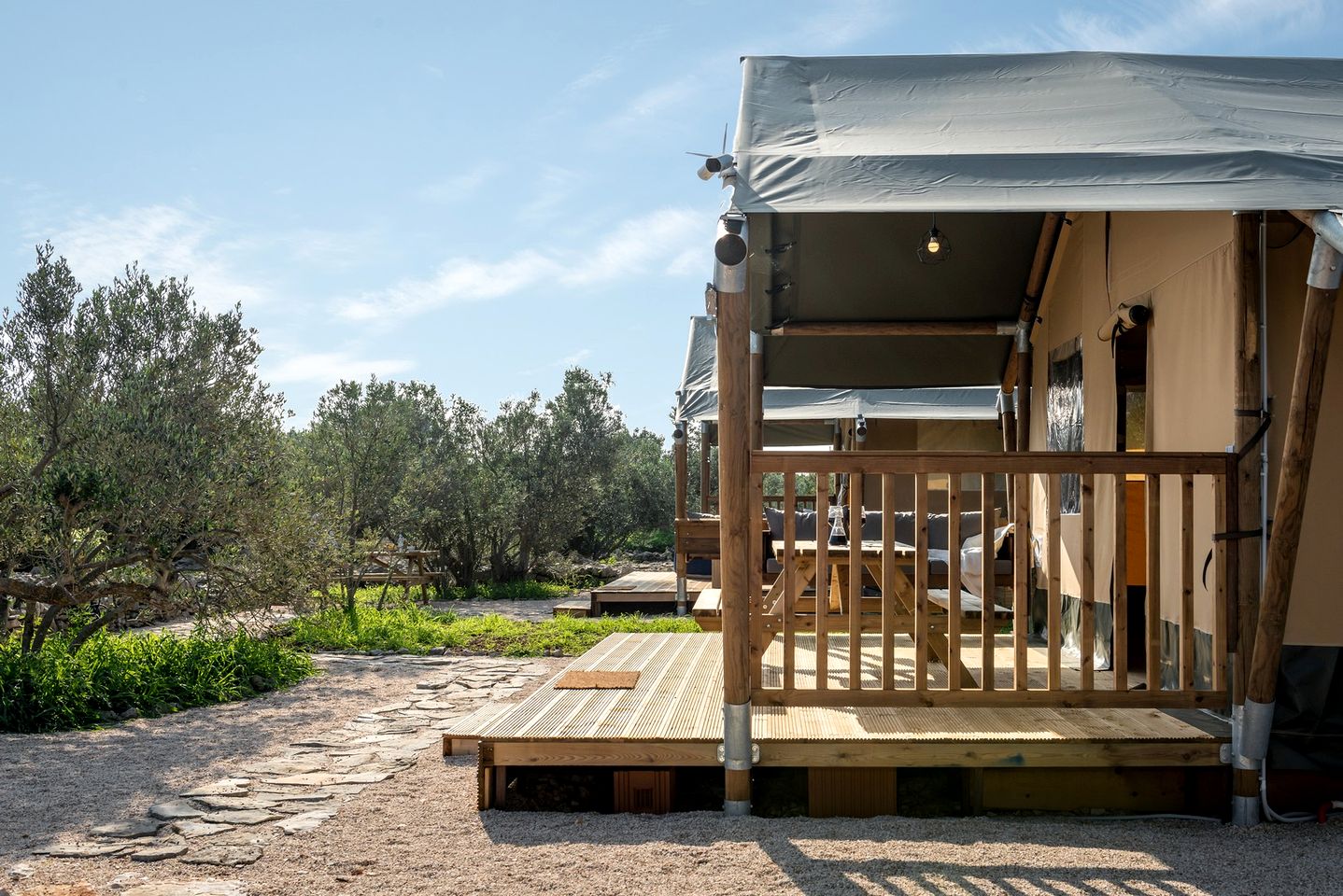 Luxurious Family-Friendly Safari Tent Surrounded by Breathtaking Nature in Croatia