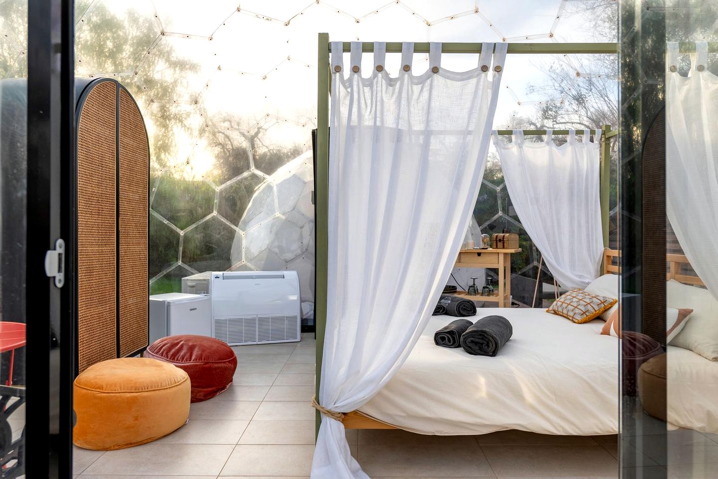 Breathtaking Transparent Domes with Outstanding Indoor and Outdoor Living Space in Italy