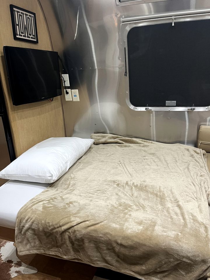 Modern Equipped Airstreams with Deck and Fire Pit Perfect for a Unique Getaway in SC