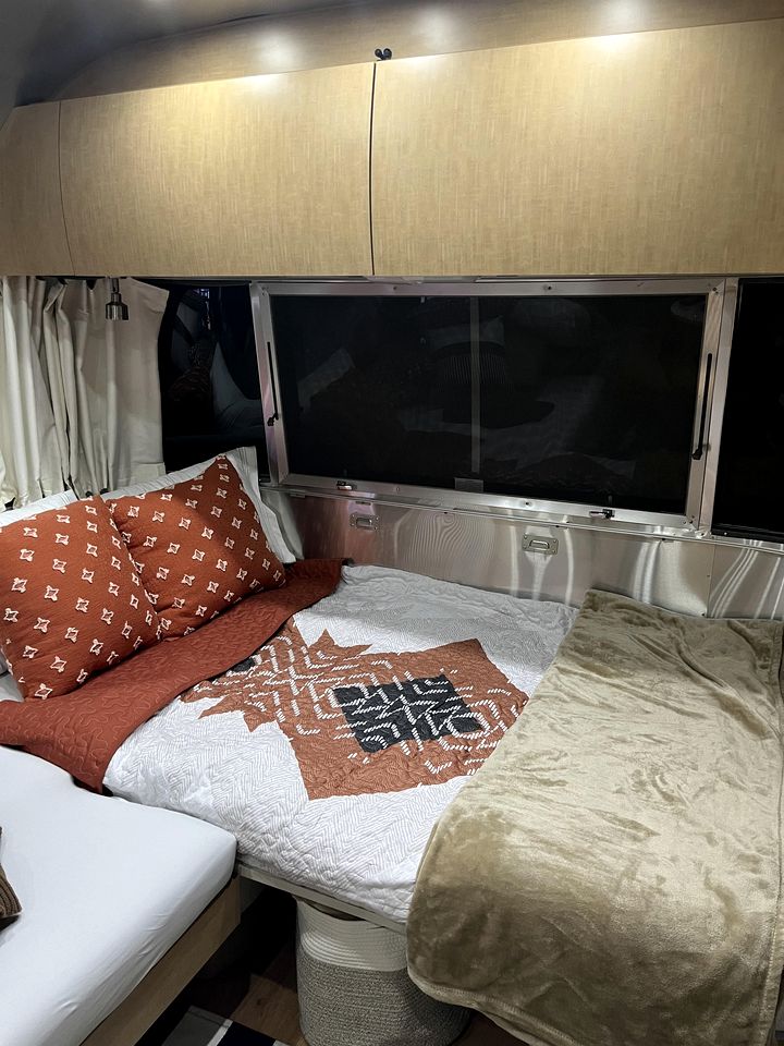 Modern Equipped Airstreams with Deck and Fire Pit Perfect for a Unique Getaway in SC