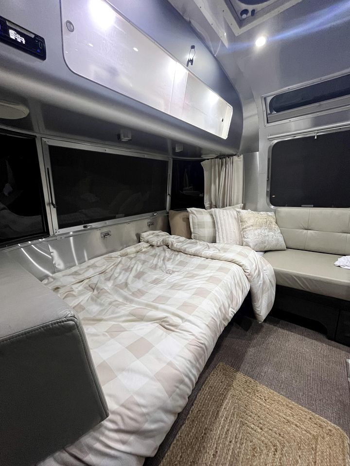 Modern Equipped Airstreams with Deck and Fire Pit Perfect for a Unique Getaway in SC