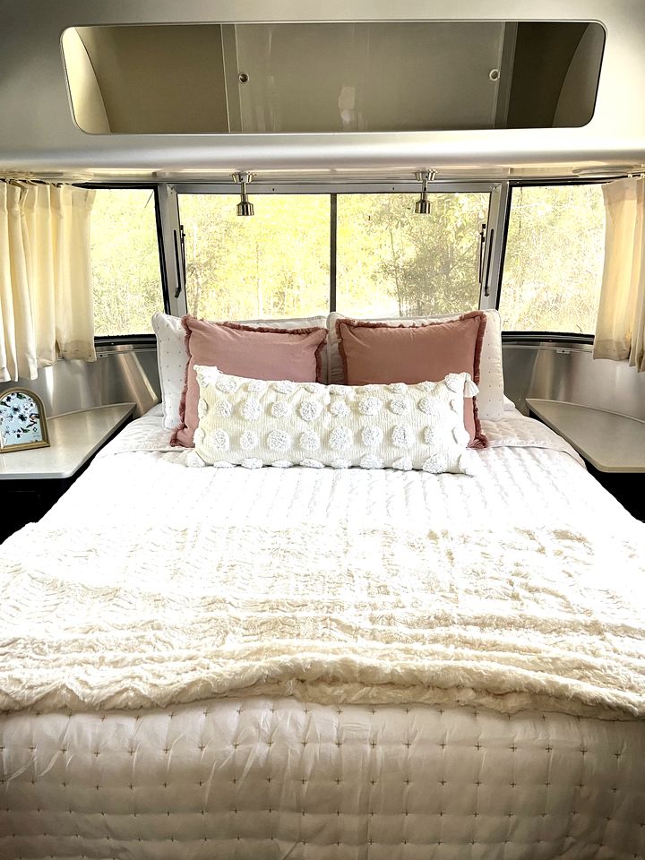 Modern Equipped Airstreams with Deck and Fire Pit Perfect for a Unique Getaway in SC