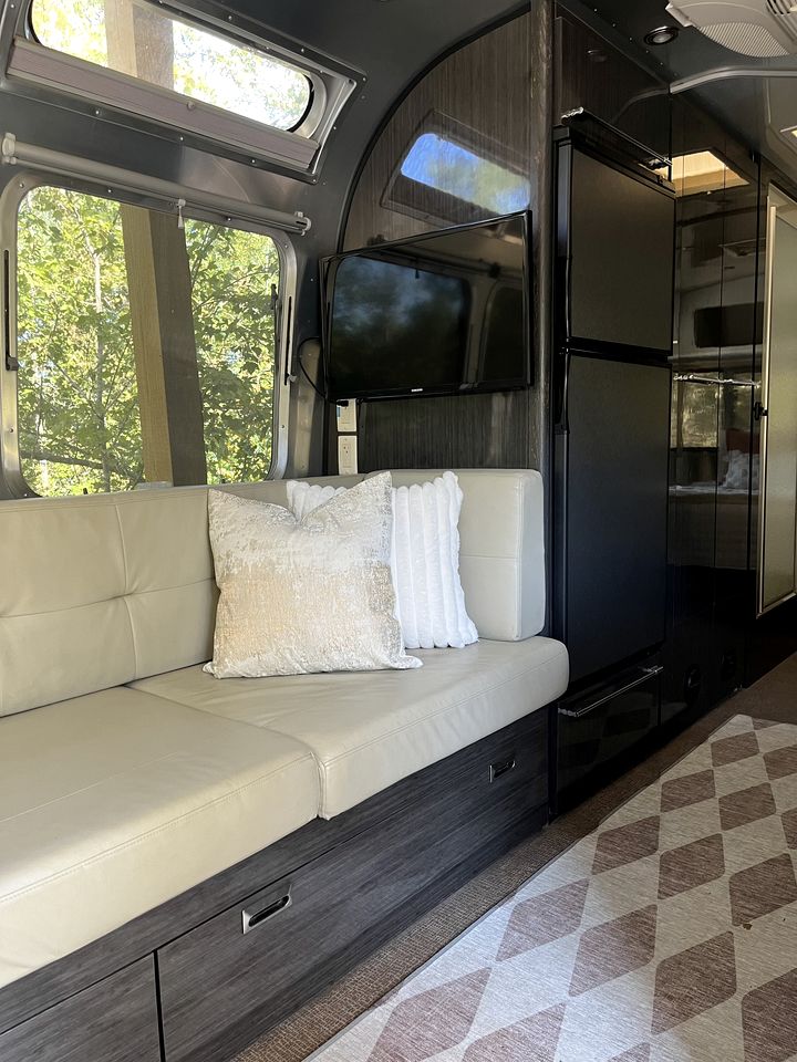 Modern Equipped Airstreams with Deck and Fire Pit Perfect for a Unique Getaway in SC