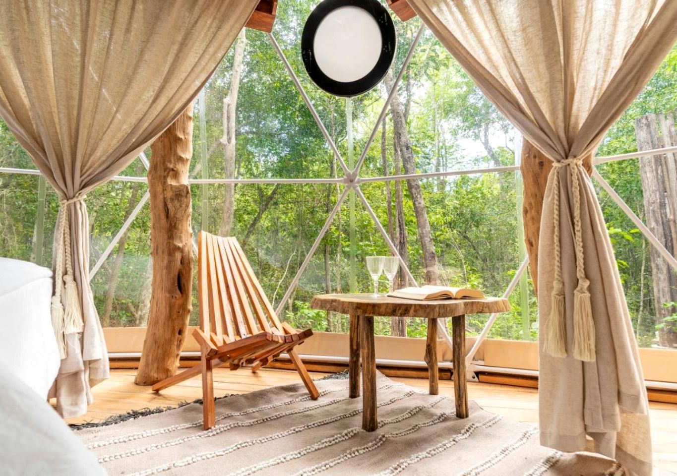 Spectacular Luxury Family Dome with Lofted Interior and Outdoor Bath in Mexico