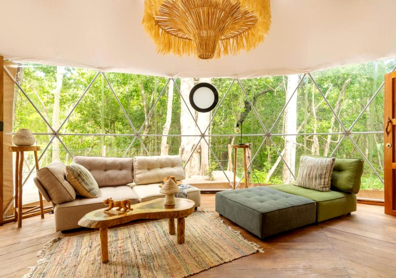 Spectacular Luxury Family Dome with Lofted Interior and Outdoor Bath in Mexico