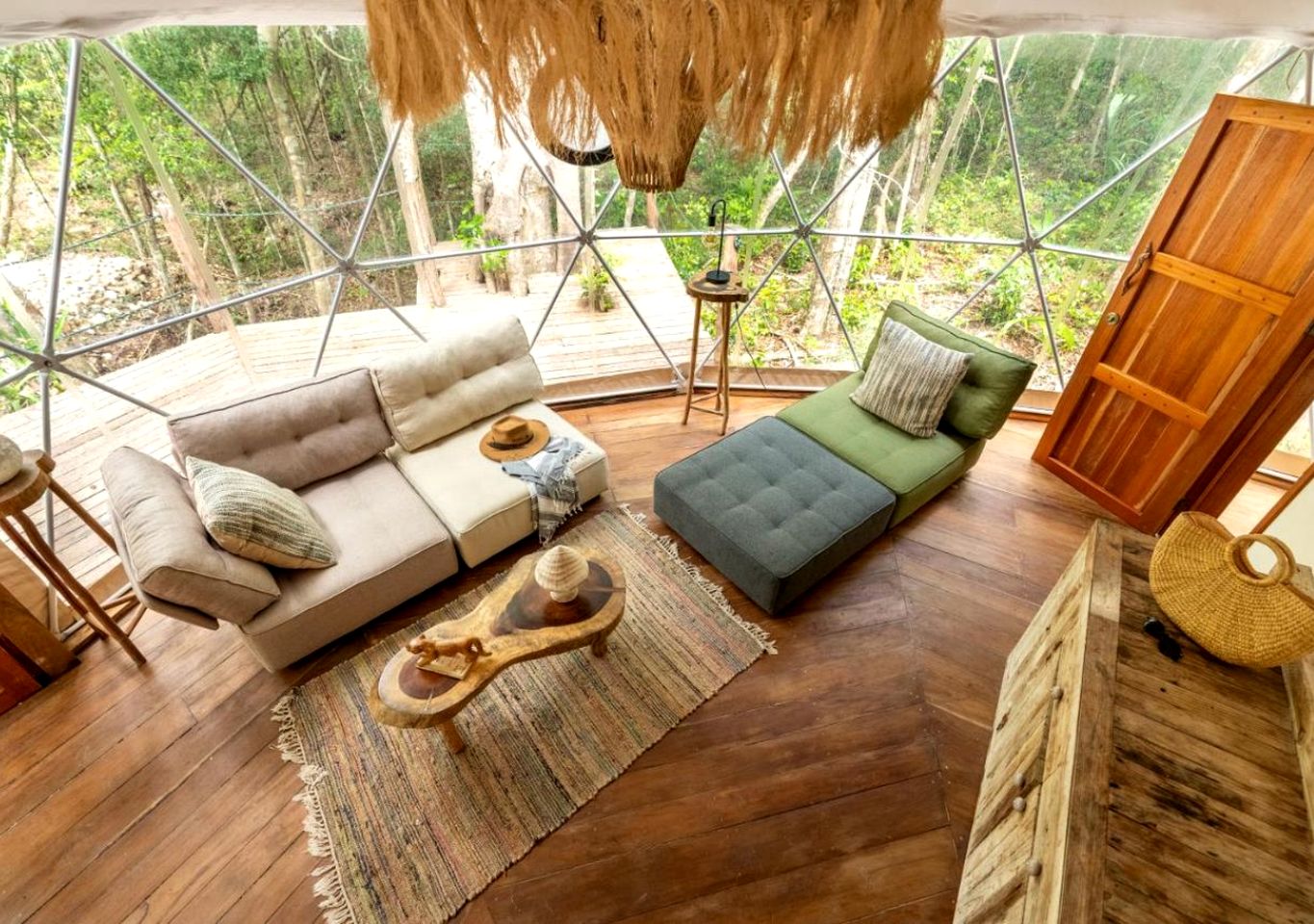 Spectacular Luxury Family Dome with Lofted Interior and Outdoor Bath in Mexico