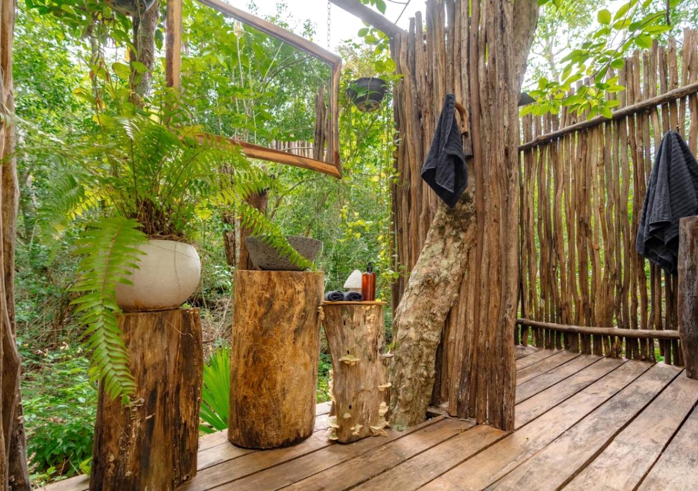 Spectacular Luxury Family Dome with Lofted Interior and Outdoor Bath in Mexico
