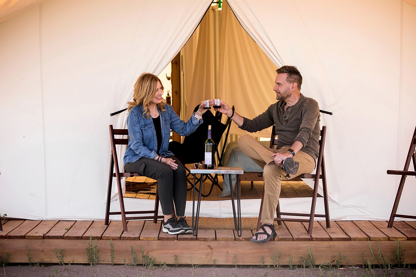 Remote Safari Tent with Breakfast Included and Amazing Views in Colorado