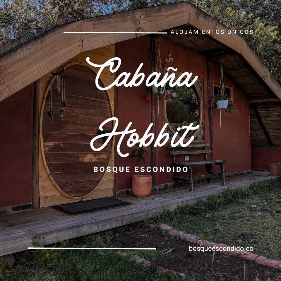 Unique Hobbit Cabin Ideal for a Peaceful Couples Getaway in Colombia