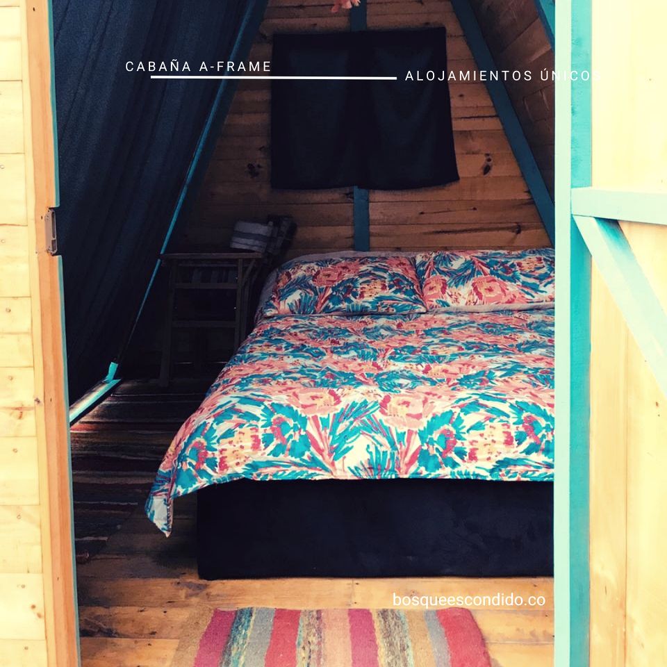 Sweet Tiny A-Frame Cabin with Amazing Mountain Views in Colombia