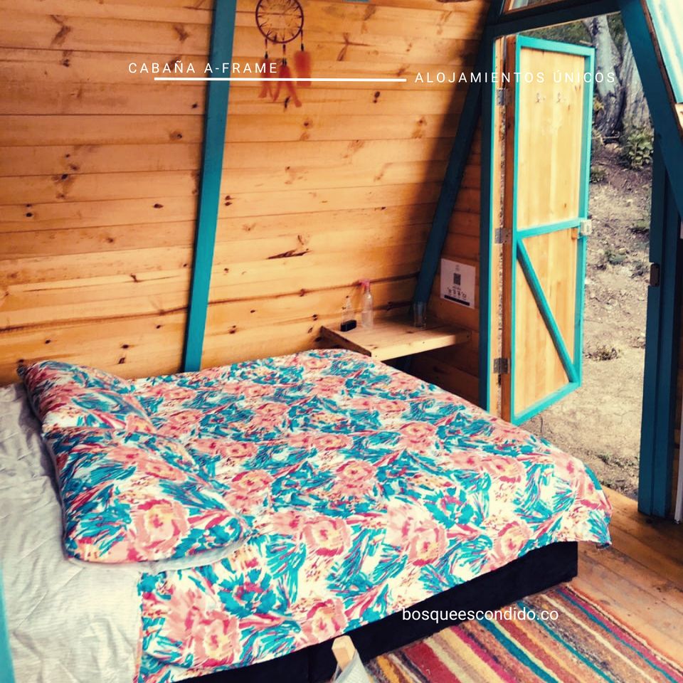 Sweet Tiny A-Frame Cabin with Amazing Mountain Views in Colombia