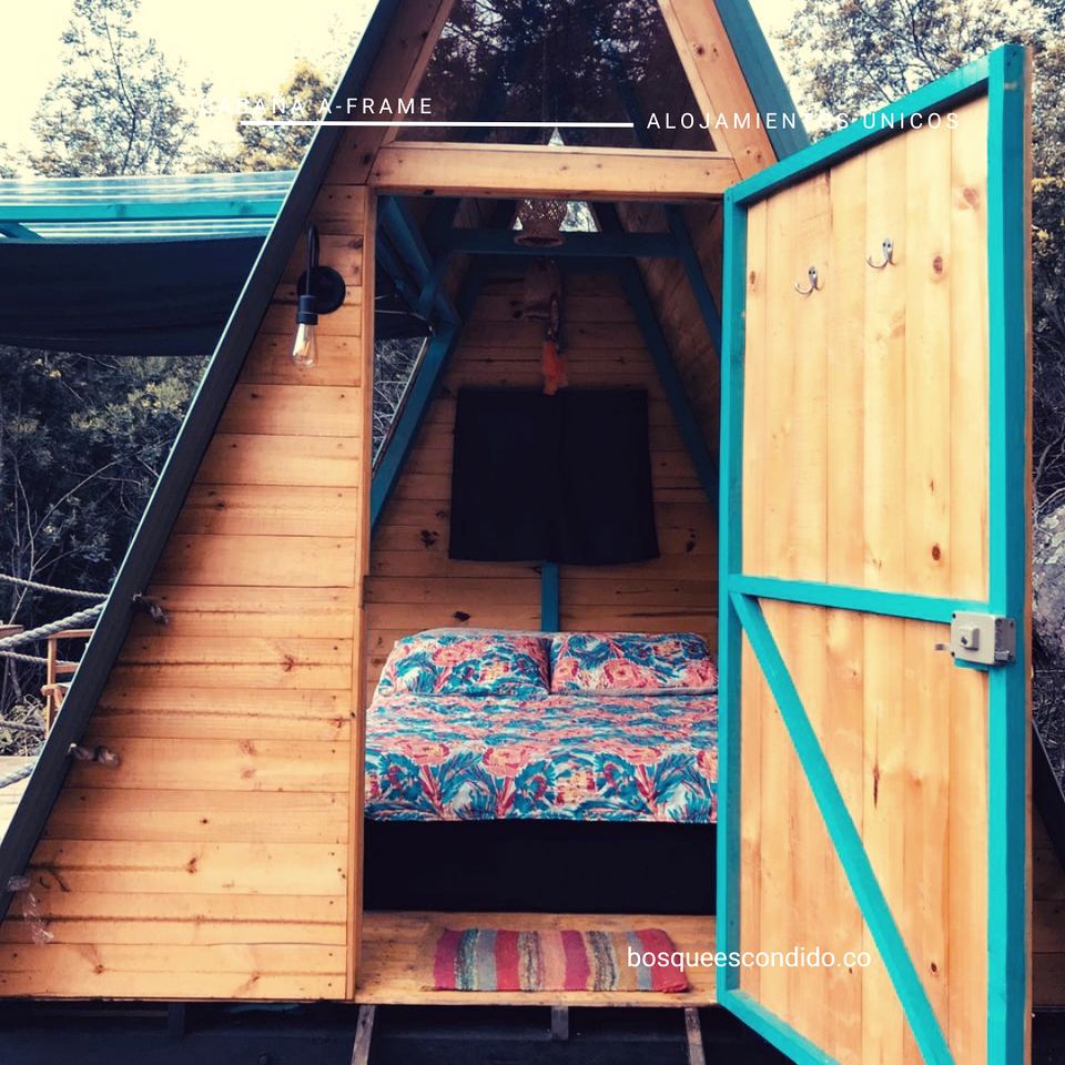 Sweet Tiny A-Frame Cabin with Amazing Mountain Views in Colombia