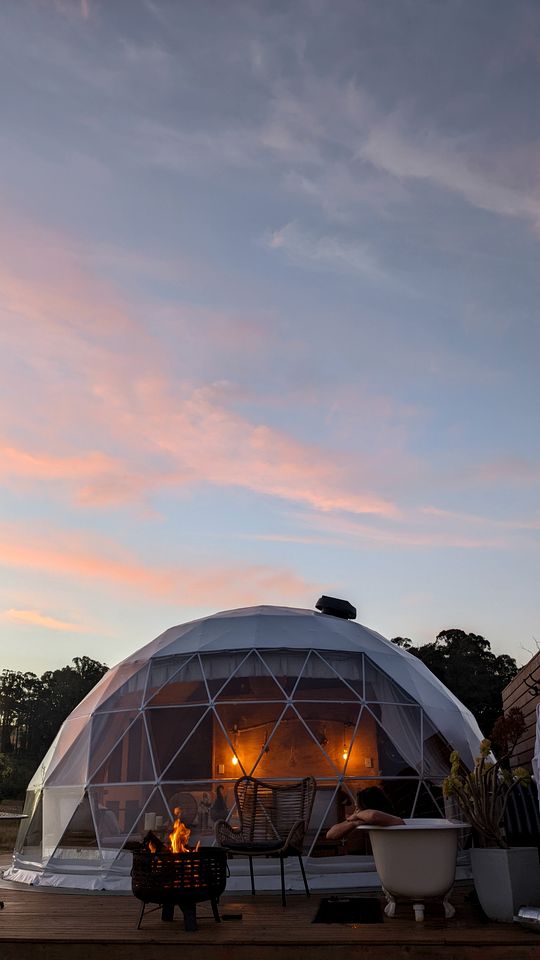 Bespoke Dome Perfect for a Couples Getaway in Tasmania