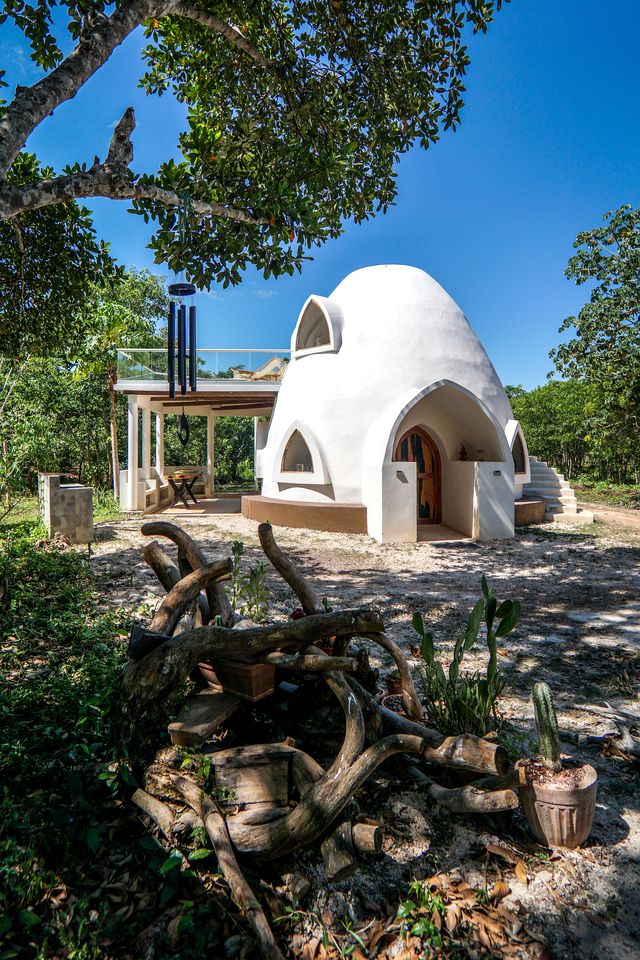 Magnificent Dome Surrounded by Trees in Solferino, Quintana Roo