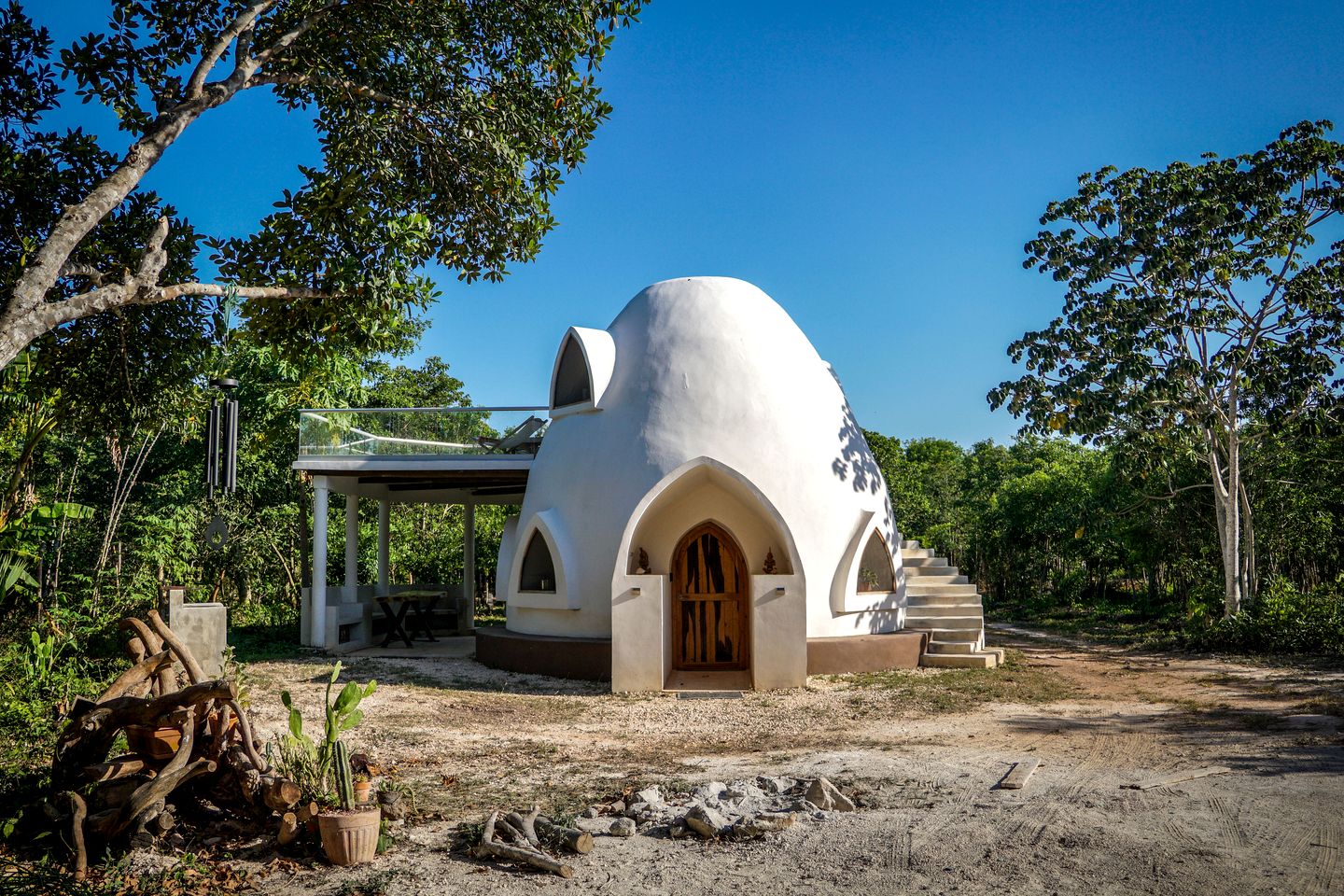 Magnificent Dome Surrounded by Trees in Solferino, Quintana Roo