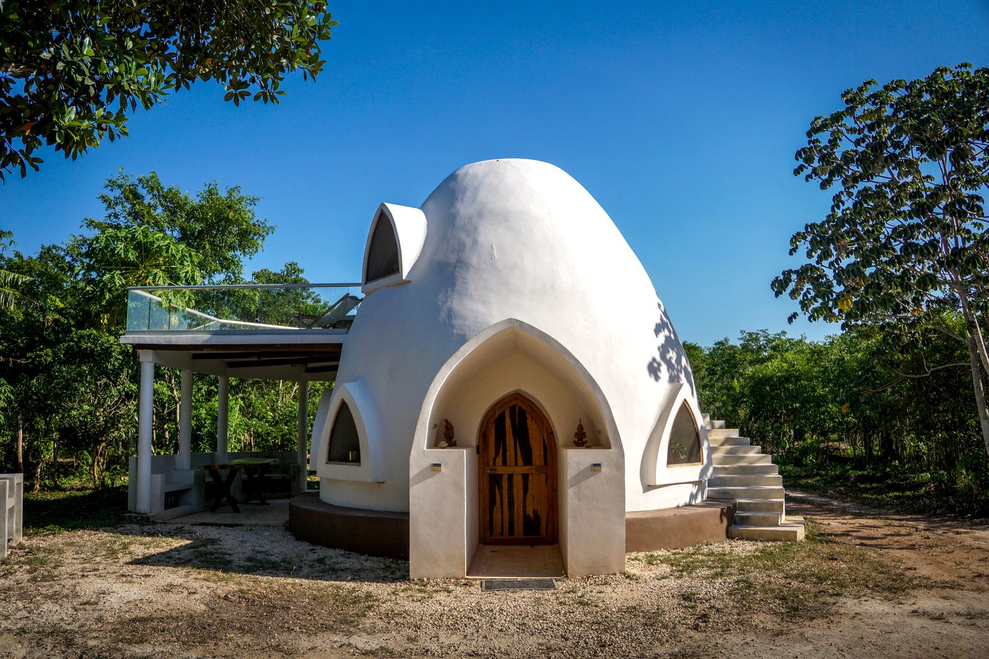 Magnificent Dome Surrounded by Trees in Solferino, Quintana Roo