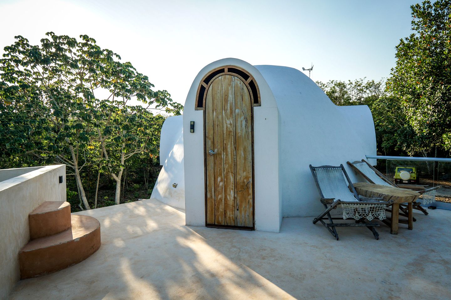 Magnificent Dome Surrounded by Trees in Solferino, Quintana Roo