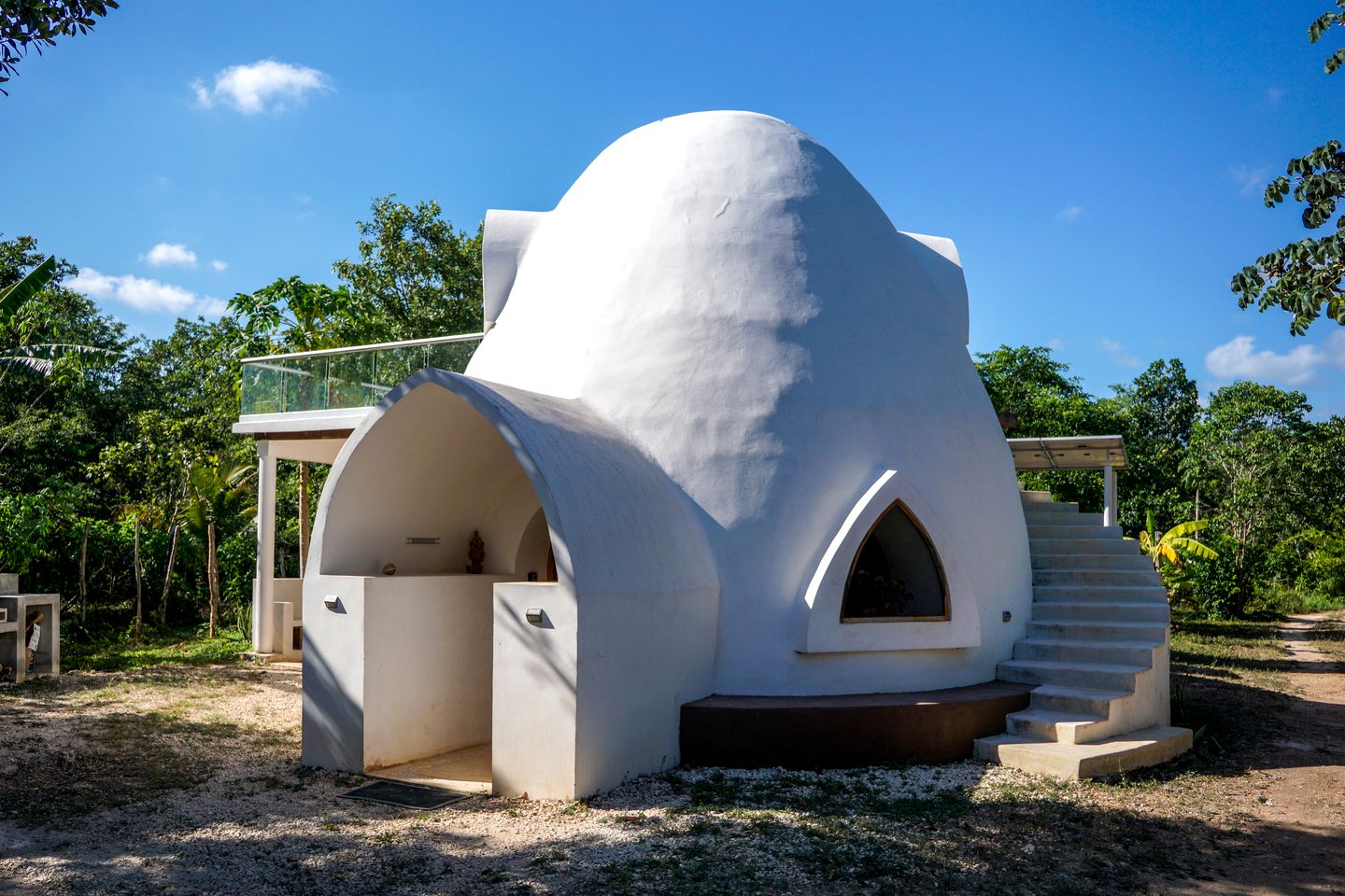 Magnificent Dome Surrounded by Trees in Solferino, Quintana Roo