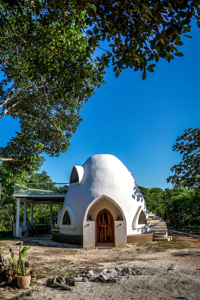 Magnificent Dome Surrounded by Trees in Solferino, Quintana Roo