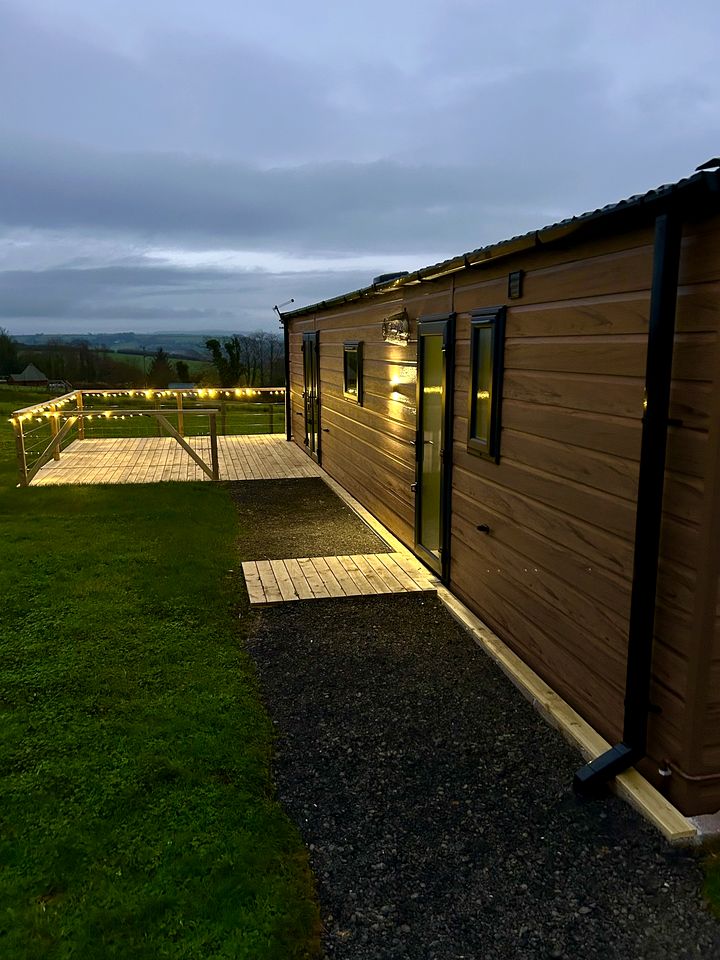 Cosy Secluded Wooden Cabin in Okehampton, England