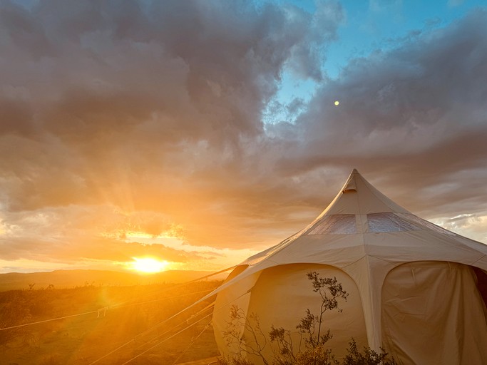 Yurts (United States of America, Wonder Valley, California)