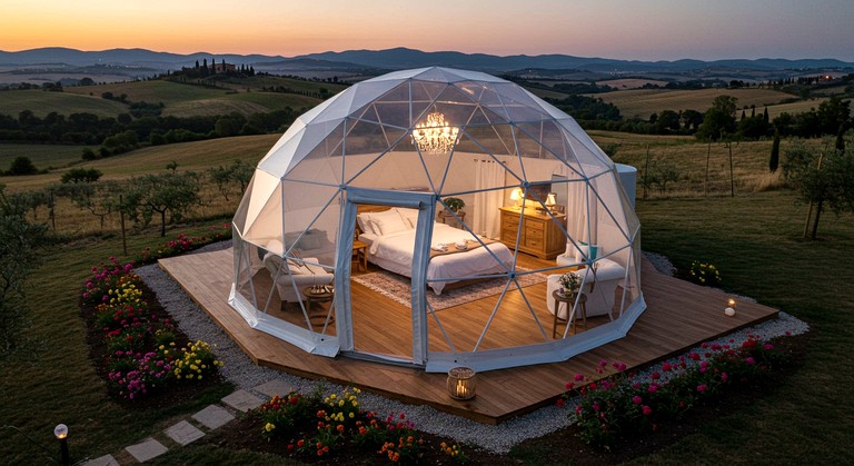 Beautiful Dome in the Puglia Countryside for an Incredible Glamping Experience in Italy