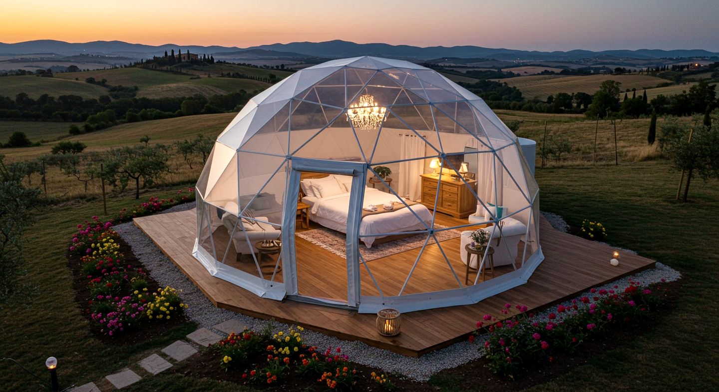 Beautiful Dome in the Puglia Countryside for an Incredible Glamping Experience in Italy
