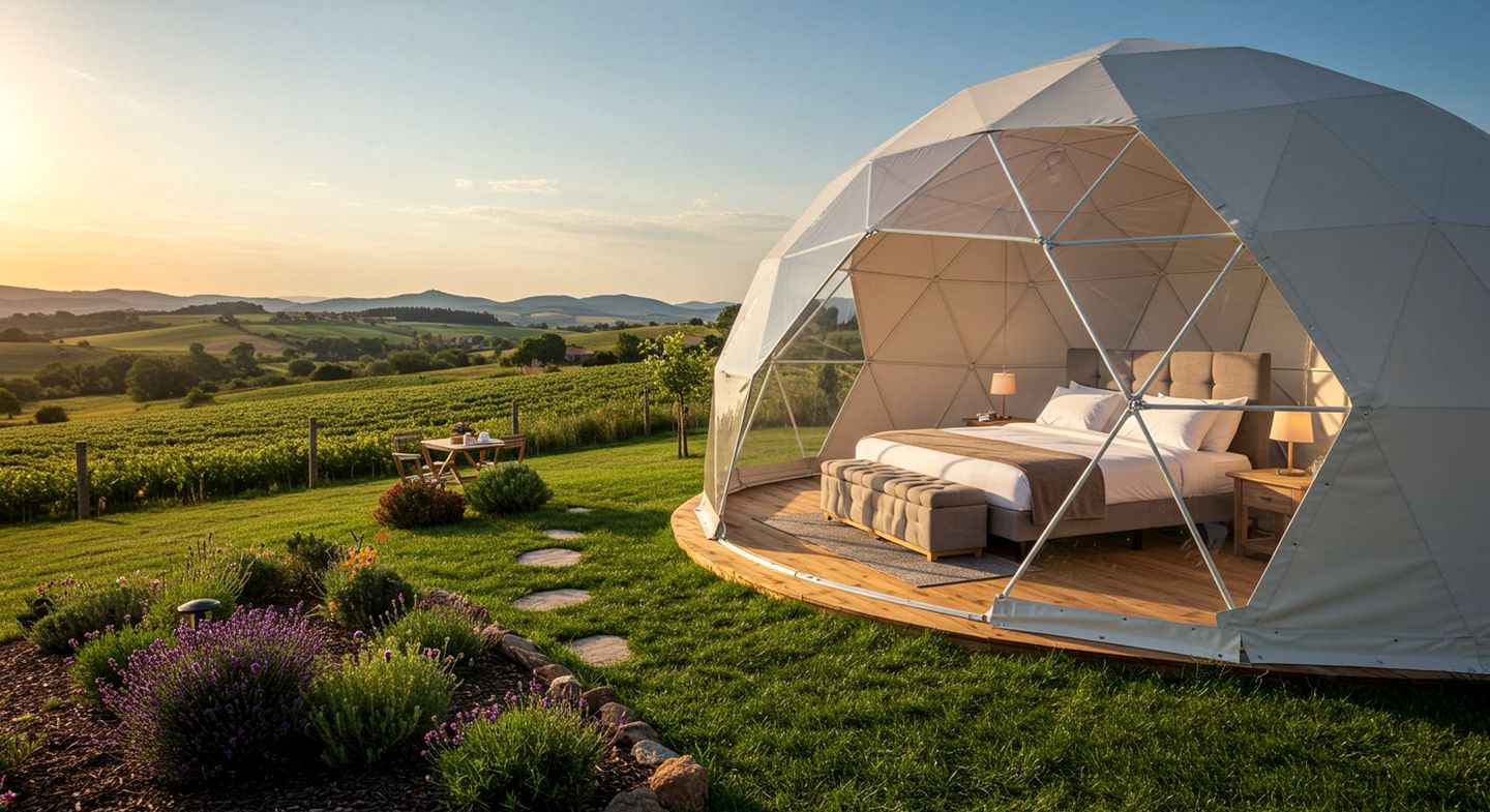 Beautiful Dome in the Puglia Countryside for an Incredible Glamping Experience in Italy