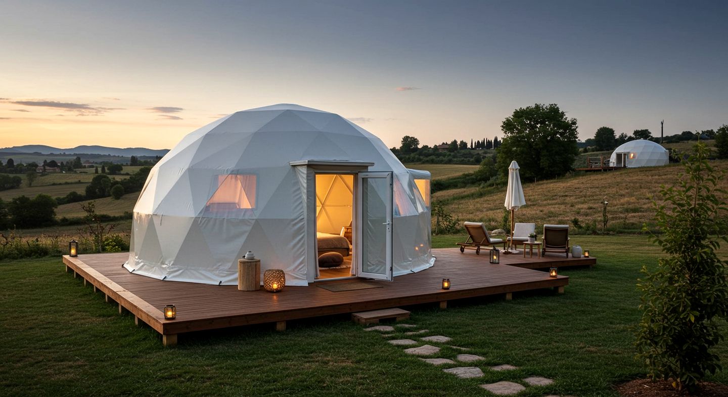 Beautiful Dome in the Puglia Countryside for an Incredible Glamping Experience in Italy