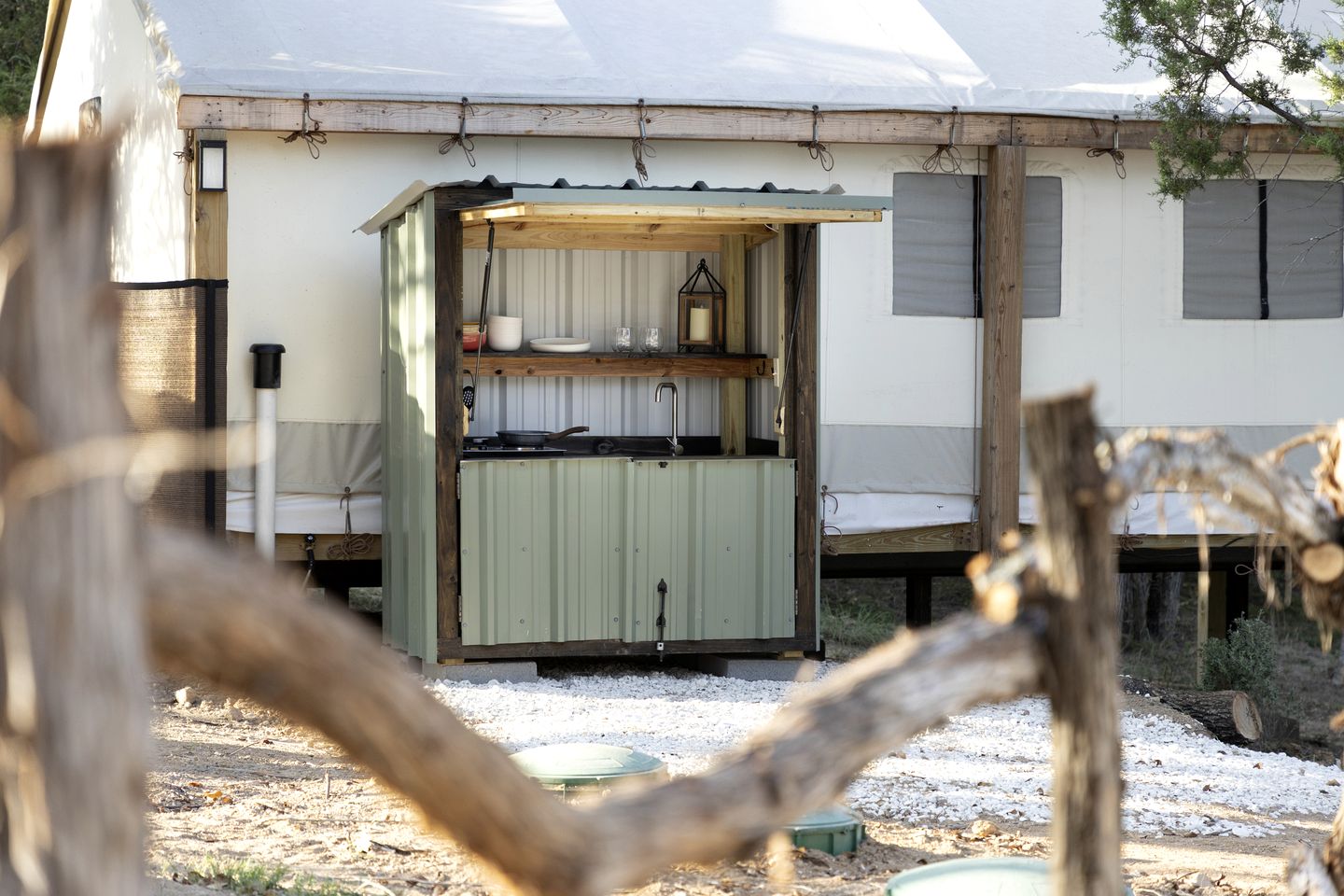 Off-Grid Tented Cabin with Fire Pit in Valley Mills, Texas